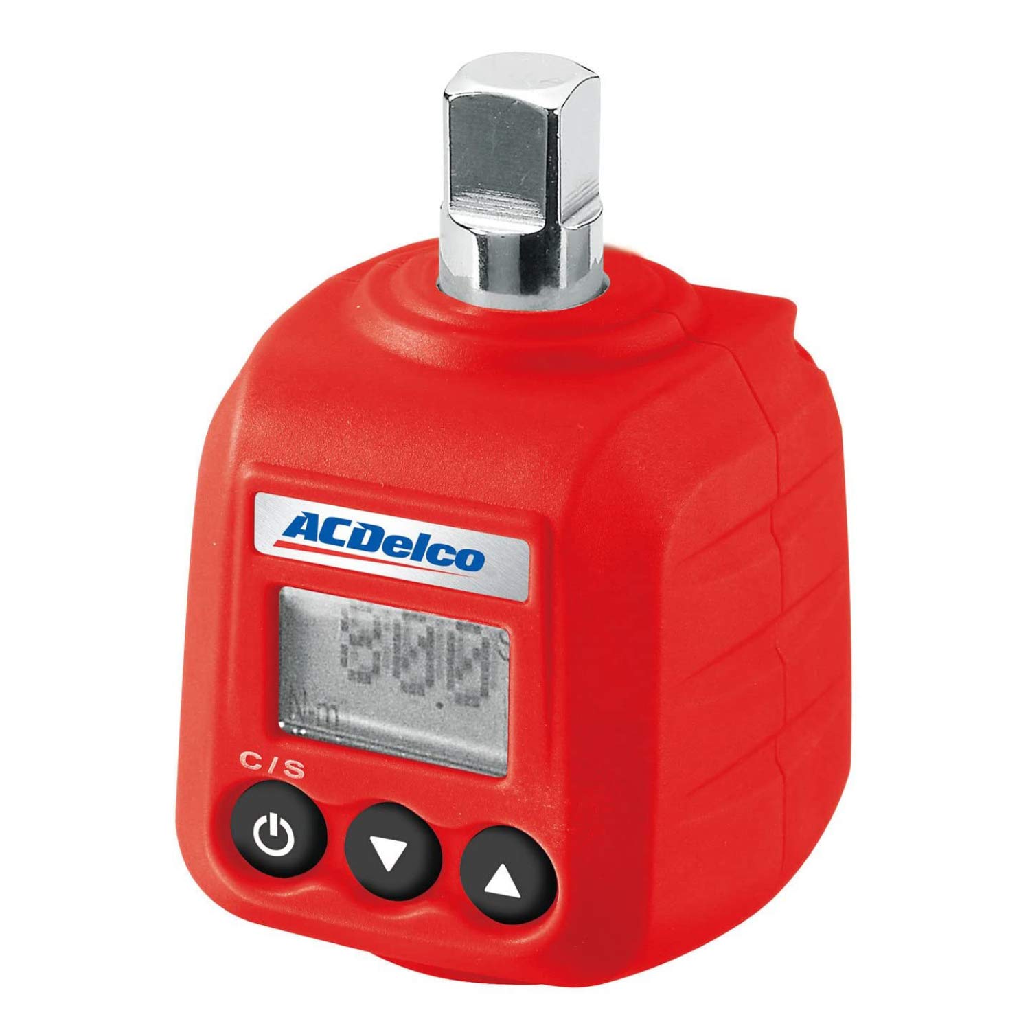 ACDelco 3/8” Digital Torque Adapter, 5.9-59 ft-lbs (8-80 Nm) Range, Audible Buzzer & LED Flash Notification, Includes ISO 6789 Calibration Certificate, ARM602-3