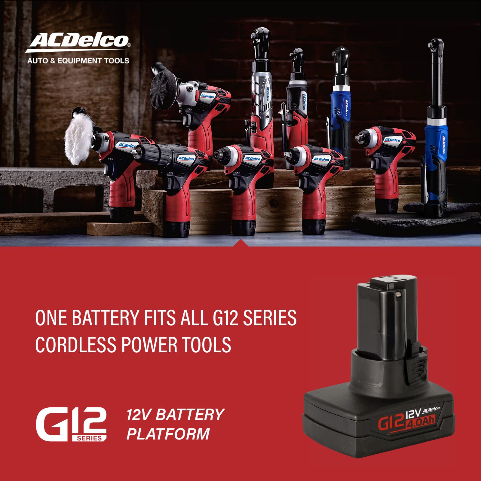 ACDelco AB1225LA-2 G12 Series 12V Li-ion Interchangeable Battery Pack 4.0 Ah - Image 5