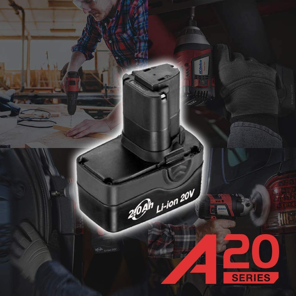 ACDelco AB2056LA A20 Series 20V 2.0Ah Li-ion Interchangeable Battery Pack - Image 2