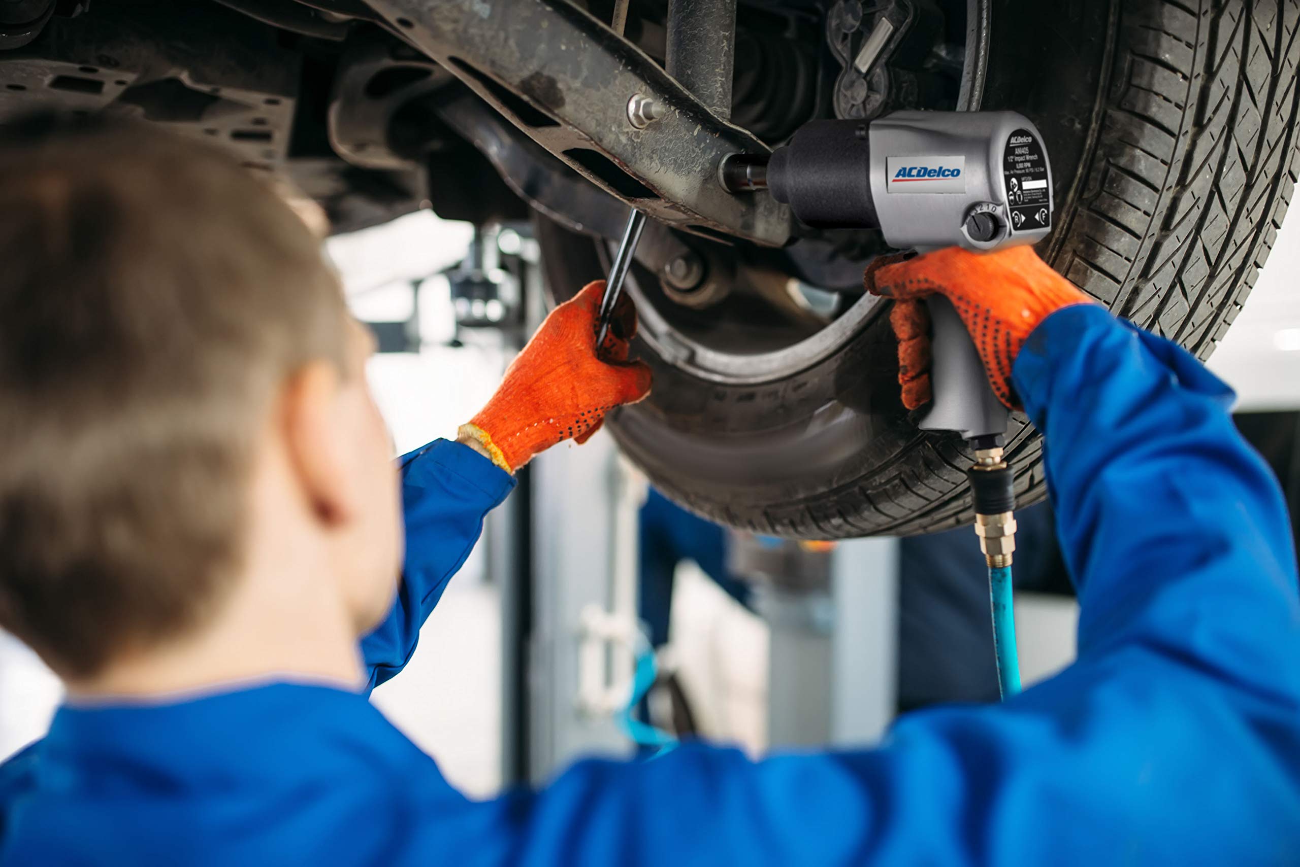 ACDelco ANI405A Heavy Duty Twin Hammer ½” 500 ft-lbs. 5-Speed Pneumatic Impact Wrench Tool Kit - Image 4