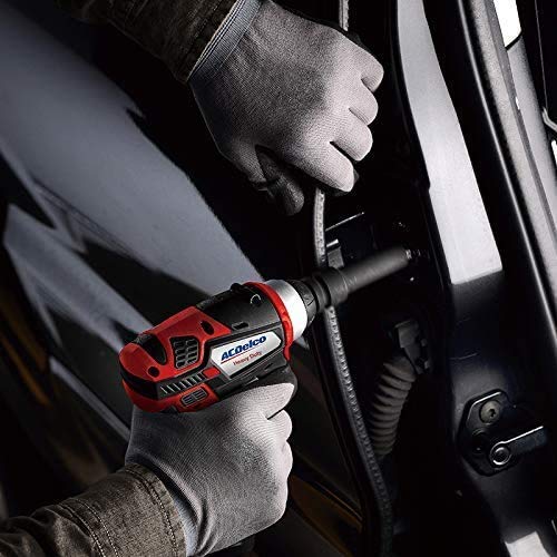 ACDelco G12 12V Cordless Combo Kit – Mini Polisher, 3/8" Impact Wrench (90 ft-lbs), Ratchet Wrench (55 ft-lbs) with 2 Li-Ion Batteries & Fast Charger, Auto Repair & DIY Tools - Image 6