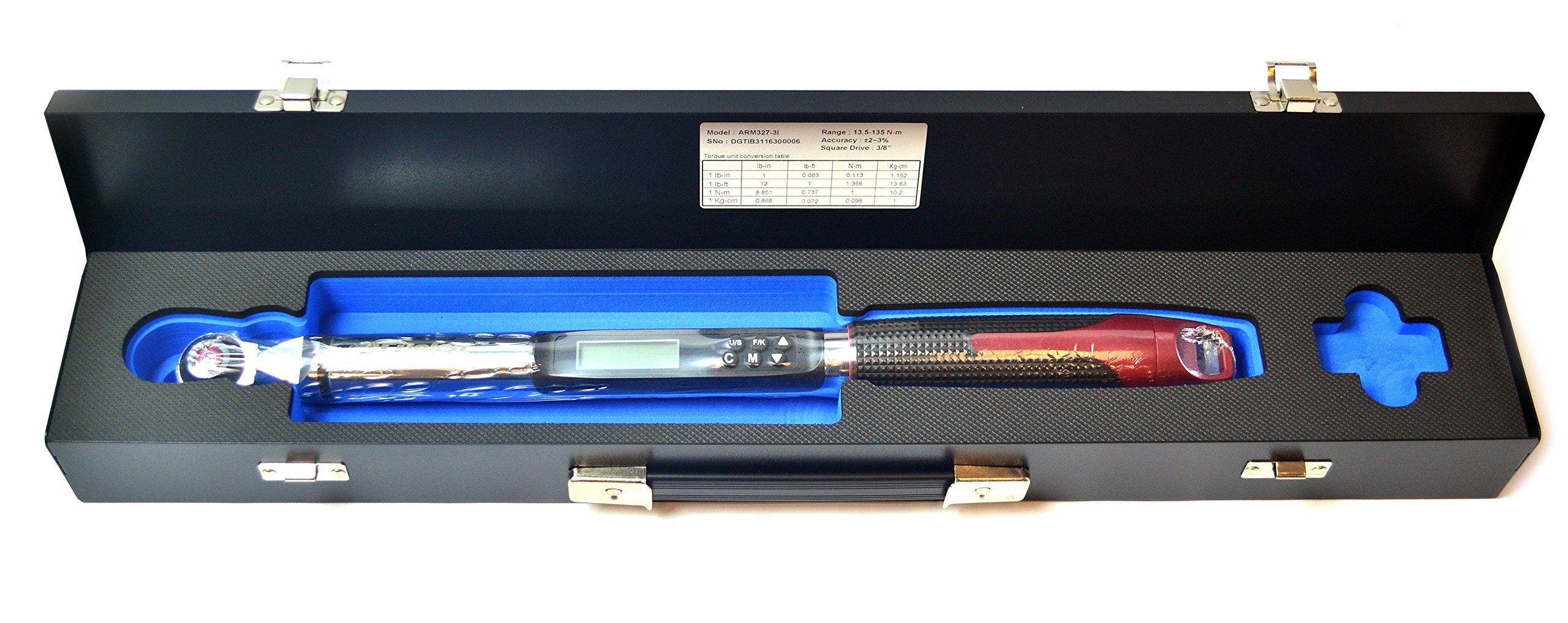 ACDelco ARM325-2i 1/4" Heavy Duty Interchangeable Digital Torque Wrench with Buzzer and LED Flash Notification - ISO 6789 Standards with Certificate of Calibration - Image 7