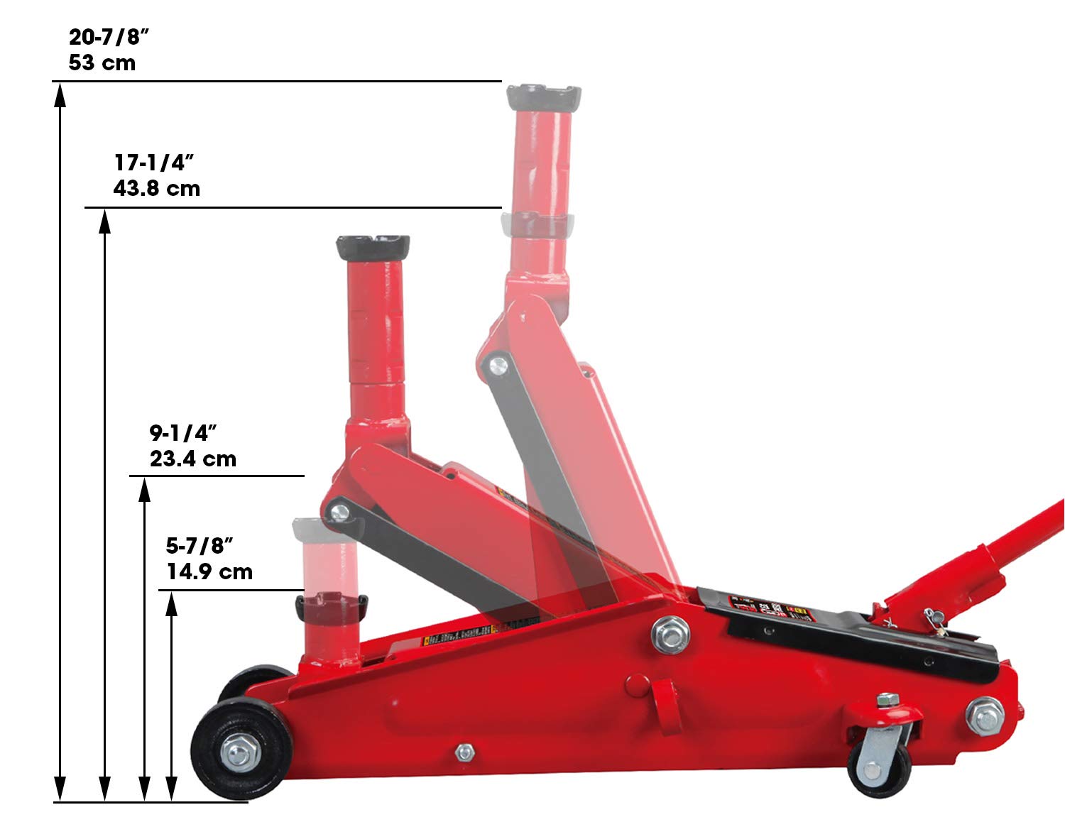 ACDelco ARM601-4 Digital Torque Wrench + BIG RED T83006 Hydraulic Trolley Jack (3 Ton/6,000 lb Capacity) - Image 7