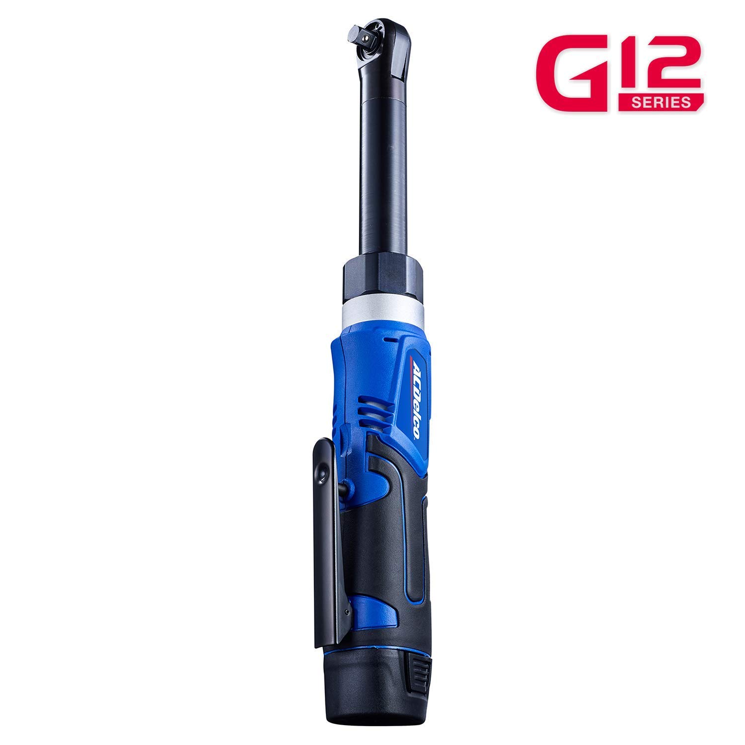 ACDelco ARW1218-3P G12 Series 12V Li-ion Cordless 3/8” 40 ft-lbs. Extended Ratchet Wrench Tool Kit - Image 4