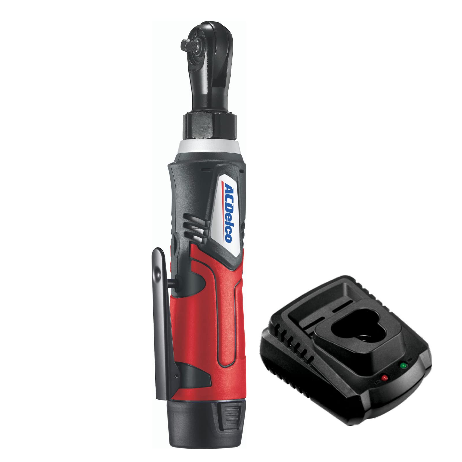 ACDelco ARW1218-3P G12 Series 12V Li-ion Cordless 3/8” 40 ft-lbs. Extended Ratchet Wrench Tool Kit & ACDelco ARW1207P G12 Series 12V Cordless Li-ion 1/4” 30 ft-lbs. Torque Ratchet Wrench Tool Kit - Image 5