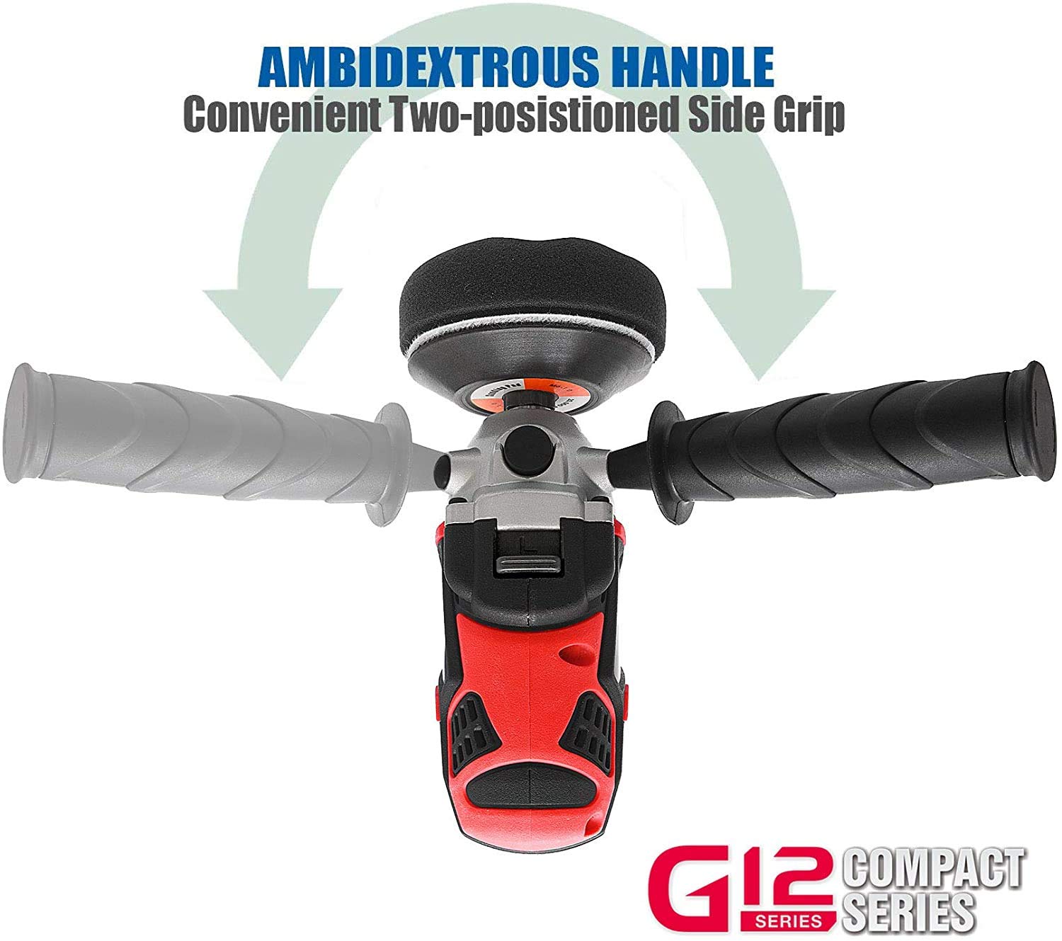 ACDelco G12 Series 3-Tool Combo, 3/8" Brushless Ratchet Wrench & 2-speed Polisher & 3/8" Impact Wrench, 2-battery, ARW1208-K13 - Image 4